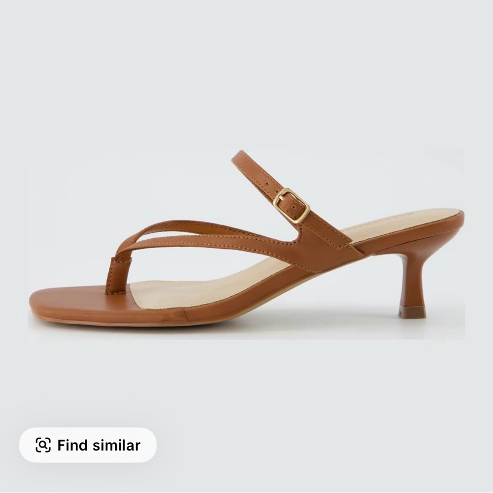 Strappy heel sandals